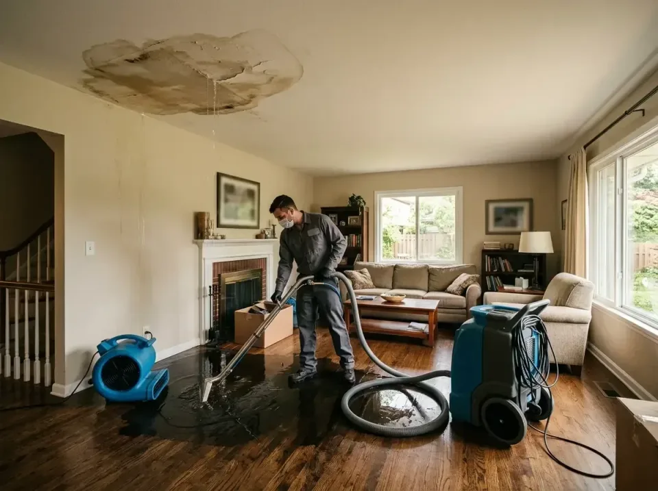 attic-pipe-burst-ceiling-drip-008 — frequently asked questions, Water Damage Restoration & Carpet Care in Perry, IA